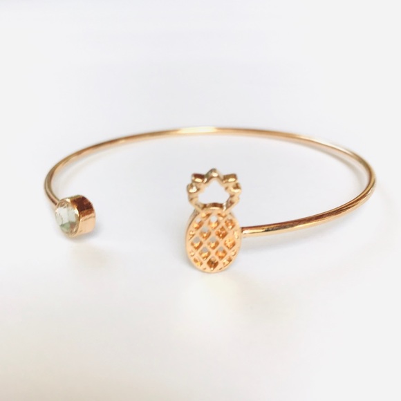 Jewelry - Rose Gold Pineapple Bangle